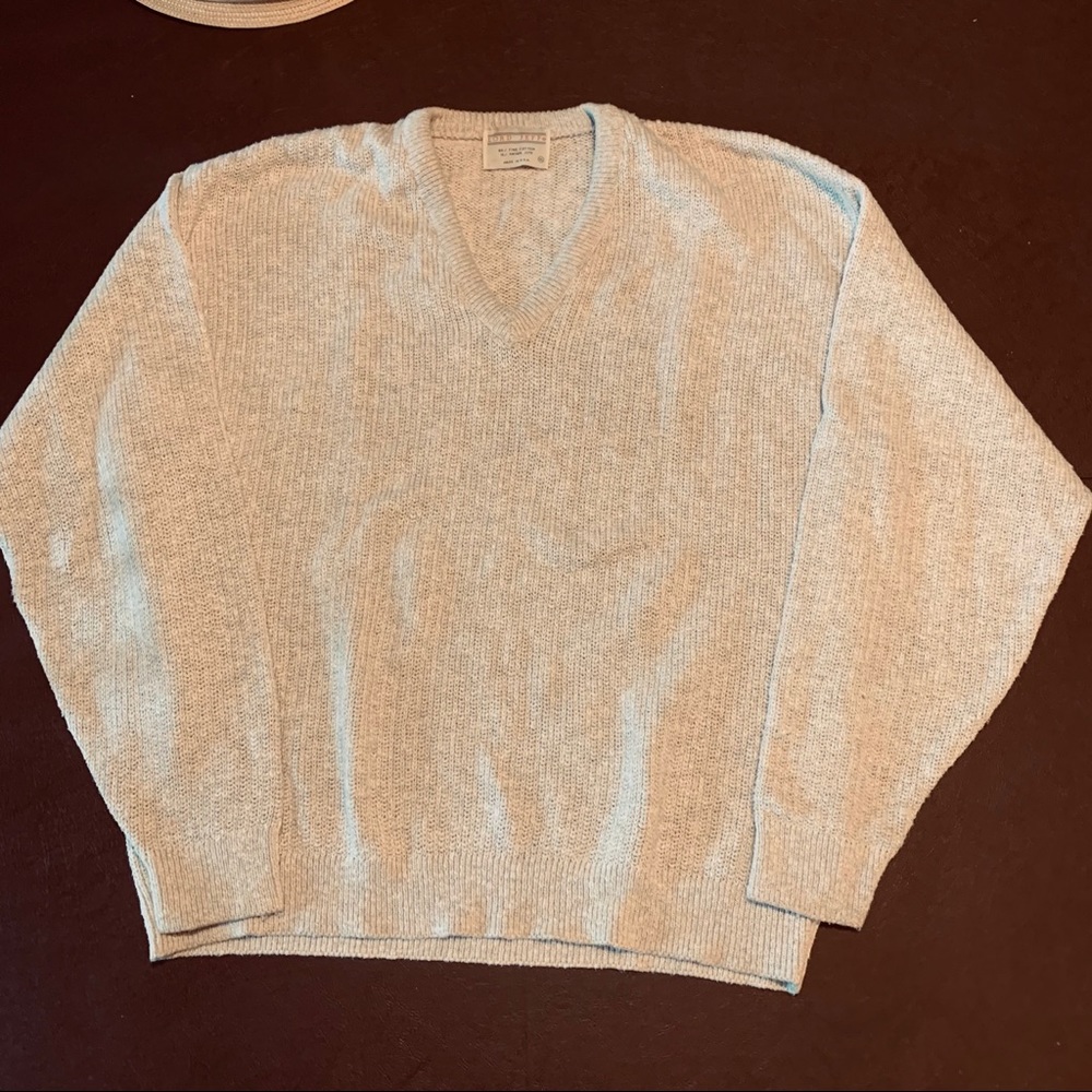 Lord Jeff v neck Sweater Mens Vintage Size Larg